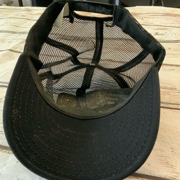 Jack Daniels Old No.7 Field Tester Patch Snapback Black Mesh Vintage Cap Hat - Picture 2 of 3